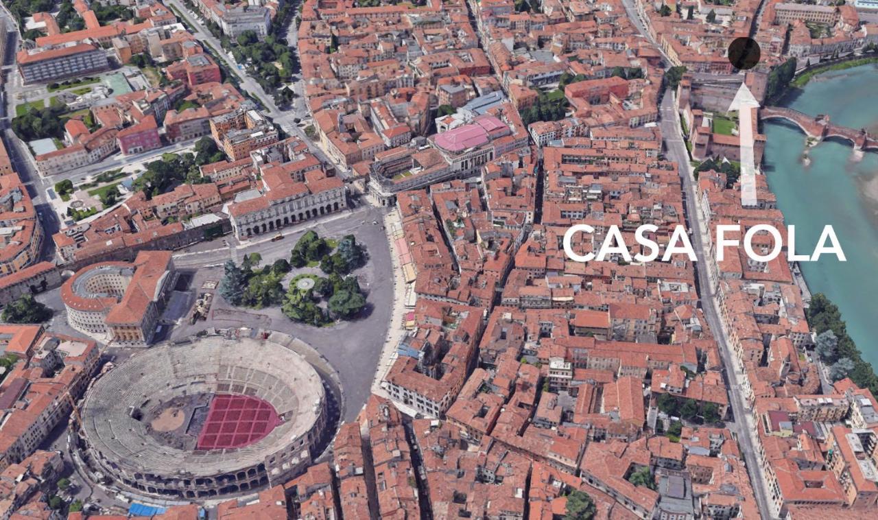 Casa Fola - City Centre Rooms Верона Екстер'єр фото